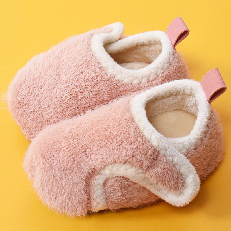 Children's Floor Socks and Shoes for Indoor Walking, Autumn and Winter Styles, Anti Slip Soles, Cooling Insulation,Warmth, with Soles, Socks and Shoes