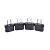 4Pcs Eu Euro Europe To Us Usa Power Jack Wall Plug Converter Travel Adapter