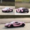 McLaren 600LT Supercar 5 Inch Metal Car Simulation Diecast & Toy Vehicles RMZ City 1:36 Alloy Model Pull Back Action
