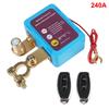 Control Switch For Auto Car Accessories 12V 240A Remote Battery Disconnect Switch Kill Switch Automatic Power Shut Off Switch Leakage Protection