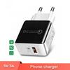 Quick Charge 3.0 5 V 3A High Speed Phone Charger EU Plug USB Fast Charging Portable Adapter For Samsung Accessories