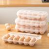 Plastic 12/18 Grids Egg Tray Snap-on Egg Drop Rack Practical Egg Fresh-keeping Case Outdoor