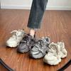 2024 New Popular Spring and Autumn Internet Celebrity Super Fire Fried Street Dad Shoes Women's Platform Trendy Versatile Casual Niche Sports Shoes