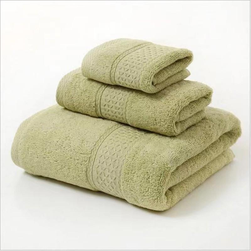 Long-staple Cotton Towel Bath Towel Square Towel Three Pieces Adult Towel Embroidery