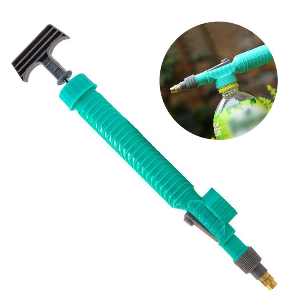Garden Manual High Pressure Drink Bottle Nozzle Watering Tool Air Pump Sprayer Spray Head