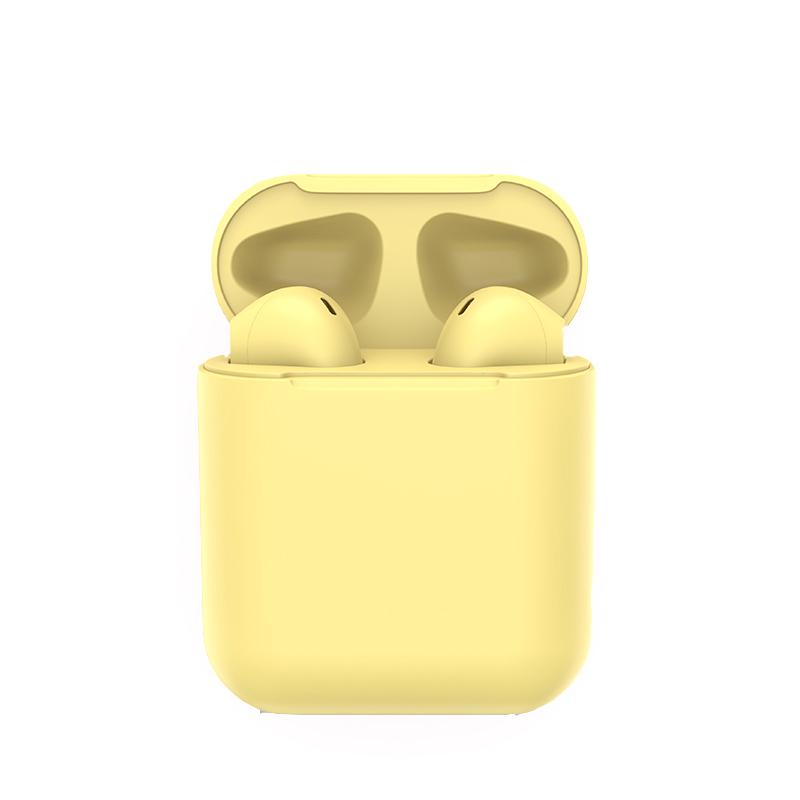 Обновленные наушники Inpods 12 TWS Bluetooth 5.3 с низким уровнем задержки и шумоподавлением, супербасовые наушники с микрофоном для iPhone Xiaomi Huawei