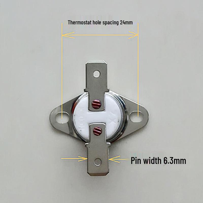 KSD301 180-185°C Snap-Action Thermostat for Crepe Maker & Steamer