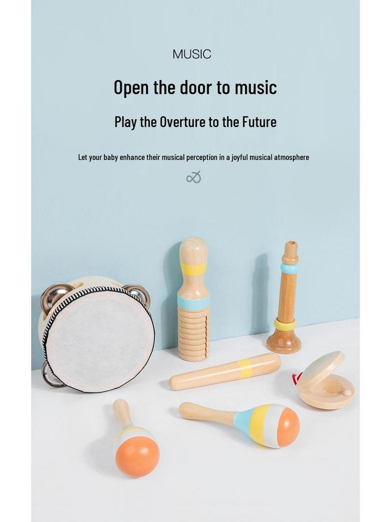Children's Wooden Orff Instrument Set: Early Education Percussion Music Toy