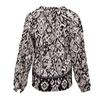V-neck Blouse Ikat Beata Ethnic Print Woman LA PETITE ETOILE