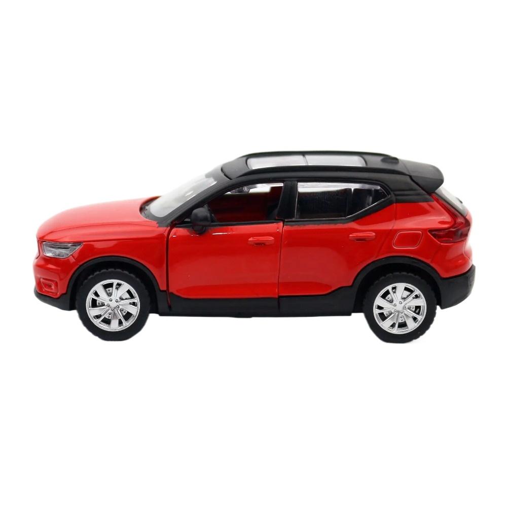 1/39 XC40 SUV Toy Car for Children MSZ Diecast Hybrid Vehicle Miniature Pull Back Free Wheels Collection Gift for Boys