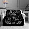 Satanic Gothic Witchcraft Blanket Ouija Board with Hands Occultism Flannel   Soft Four Seasons Portable Camping