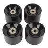 4PCS Skateboard Wheels High Elasticity PU 60x45mm Longboard Roller Wheel with Bearings