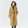 Autumn and Winter New M Home Classic Handmade Double-sided Wool Coat Belt Woolen Coat Temperament Commuting