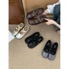 Cross-band Retro Ballet Round Head Shallow Mouth Single Shoes Female 2025 Autumn New French Fairy Style Flat Mary Jane Shoes