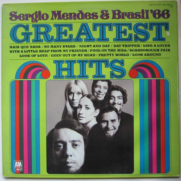LP Record SÉRGIO MENDES & BRASIL '66 - Greatest Hits AMLS985 A&M Records 1977 Europe Latin Used