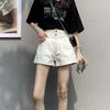 Summer Women's Fashion Jeans Denim Shorts Loose Casual Curling Shorts Jeans