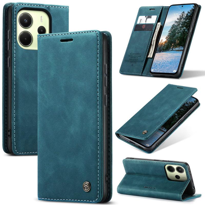 Luxury Case for Xiaomi Redmi Note 14 4G 5G 2025 Flip Cover Magnetic Leather Card Pouch Book Shell Redmi Note 14 Pro Plus Fundas