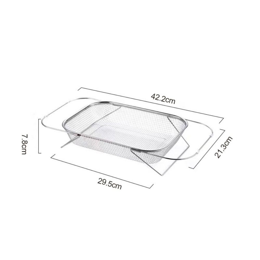 Stainless Steel Expandable Sink Colander Fine Mesh Sink Strainer Sink Drainer Basket Vegetables