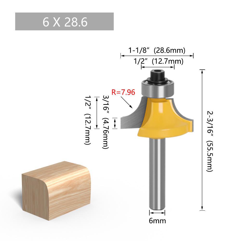 Four-Piece Chamfering and Fillet Knife Set for Woodworking