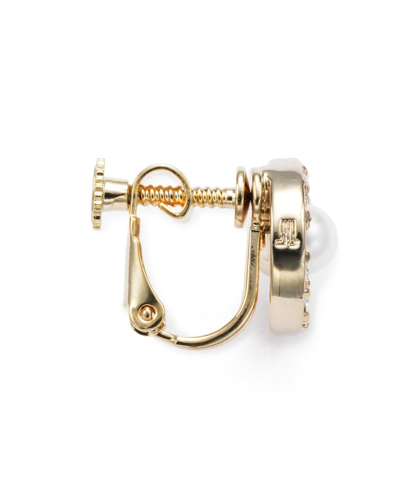 On Moon Motif Earrings LAME1050 DW [Lanvin Blue]