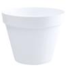 Round Flower Pot Toscane - EDA - Ø 48 X H 40 Cm - 43 L - White