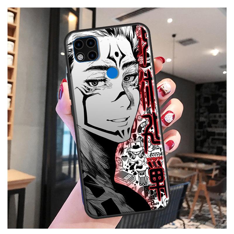 Jujutsu Kaisen Ryomen Sukuna Anime Case For Xiaomi Redmi Note 10 Pro Note 9 Pro Note 11 Pro 8T 9S 10S 10 9A 9T 9C Cover Case