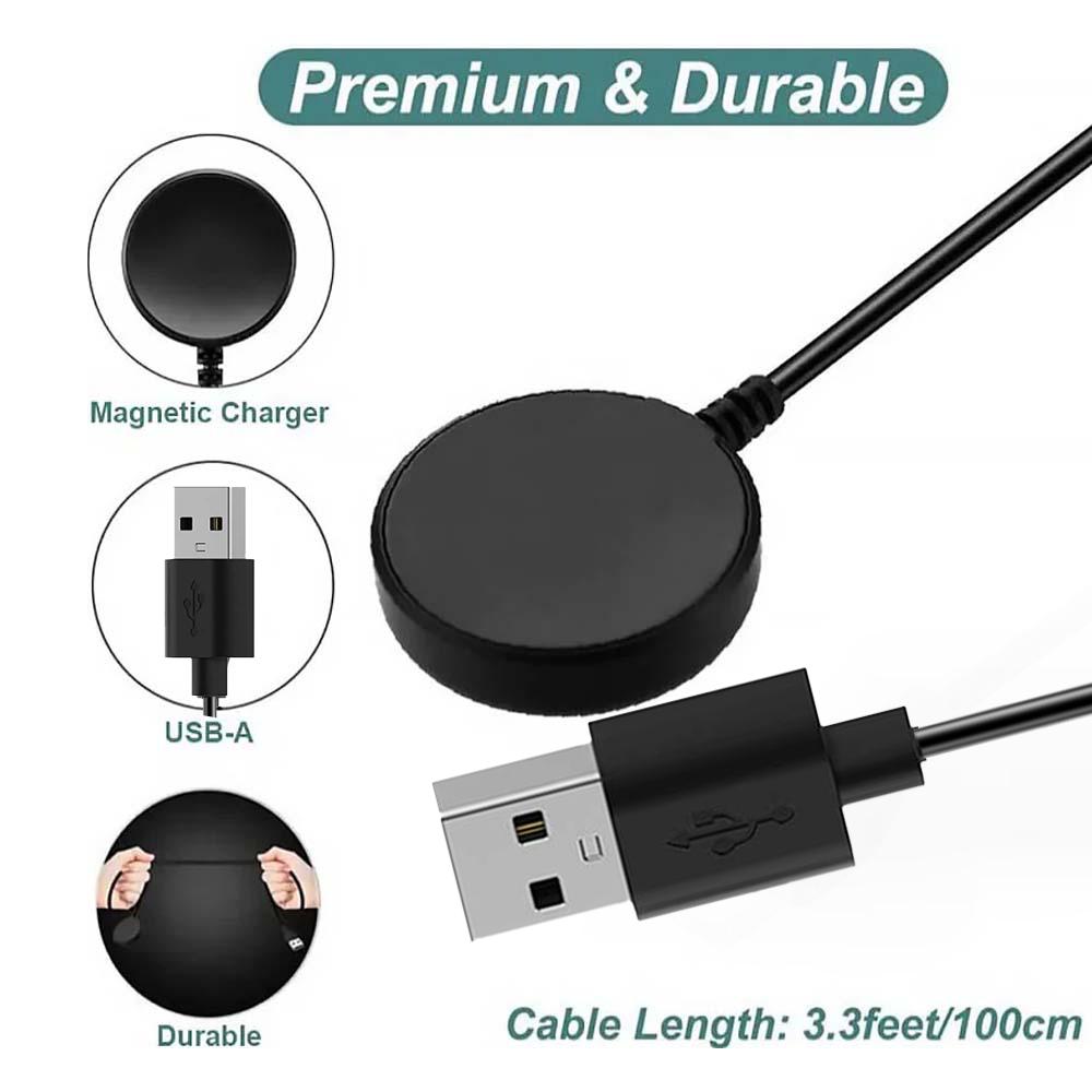 For Samsung Galaxy Watch 8/7/6/5 Pro/4/4 Classic/Active Charger USB-C Type C Charger Smart Watch Charger Replacement Charger