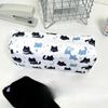 Cartoon Snow Cat Printing Pencil Bag Ins High Value Large Capacity Student Stationery Storage Pencil Bag Back To School