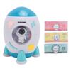 Spaceship Piggy Bank with Password for Kids Automatically Rolling Money Saving Box Money Saving Box