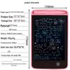 LCD Writing Tablet 6.5 Inch Color Drawing Board for Kids, Clear Handwriting and Graffiti Tablet