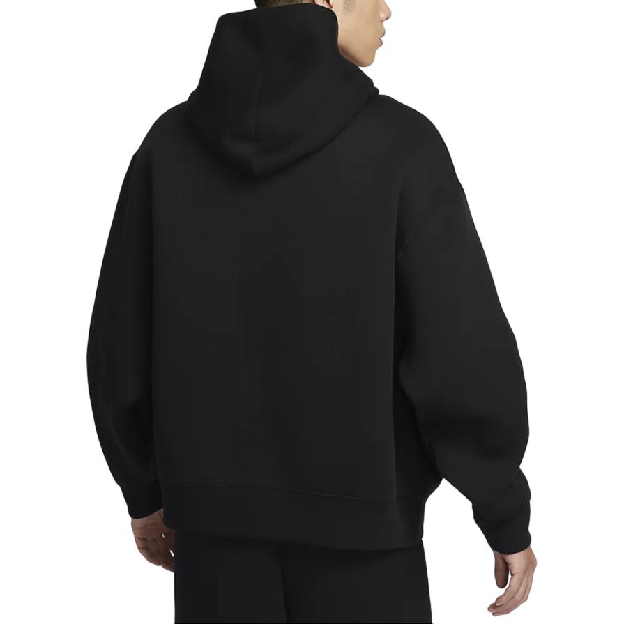 Nike Tech Reimagined Hooded Comfortable Solid Color Long Sleeve Sweatshirt Men Sweatshirt Black FZ0745-010