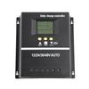 80A MPPT Solar Charge Controller 12V 24V 36V 48V LCD Display Solar Panel Battery Regulator with 2