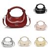 Letter Decor Pu Chic Small Duffle Shape Shoulder Bag Casual Daywear Travel Bags