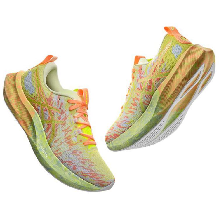 Asics Gel Noosa Tri 16 Cool Matcha Marbled Women Sneakers Green Safety-Yellow 1012B675-750