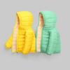 Autumn Toddler Kids Baby Outwear Long Sleeve Jacket Boys Girls Round Neck Jacket Zipper Hooded Long Sleeve Windproof 2024