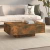 VidaXL Coffee Table Smoked Oak 85x55x31 Cm Engineered Wood 815759