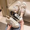 Platform Vulcanized Shoes Women Autumn Fashion Canvas Shoes Lace Up Sports Shoes Sweet Cool Casual Shoes Women Shoes