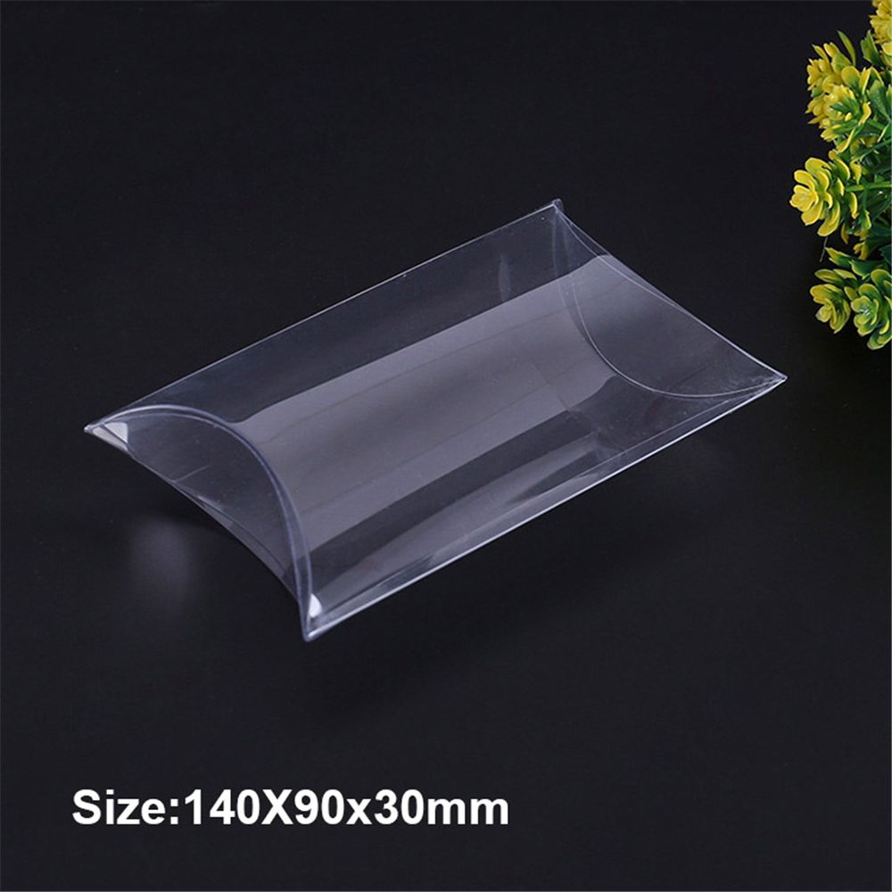 50pcs/set Cute Wedding Favors Present Pocket Gift Bag Cookie Pouch Pillow Shape Candy Boxes