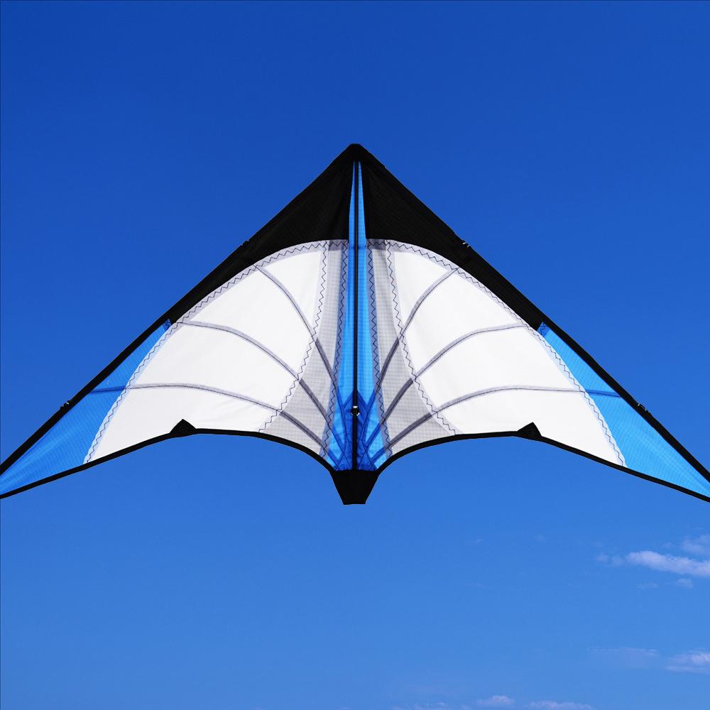 48 Inch Blue Stunt Kite Professional Dual Line Sport Kite New Arrive Large Delta Kite Friend Game