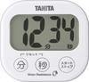 Tanita Kitchen Study Learning Large Loud 100 Magnetic Stand Big Visible Timer WH Timer, Washable, Screen, Volume, Minutes, Included, White, TD-426