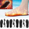USB Heated Insole for Winter Adjustable Temperature Insole for Foot Warming 3-Level Heating Insoles Cut-to-Fit Heated Shoe Liners