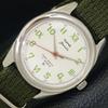 HAND-WINDING VINTAGE HMT JANATA INDIAN MENS WHITE COLOR DIAL WATCH A700094-5 R201-a700094