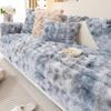 Thicken Rabbit Plush Sofa Towel Warm Winter Corner Sofa Cover Non-slip Couch Slipcovers Sofas Towel for Living Room Modern Decor