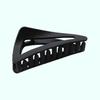 Triangle Shape Crossing Teeth Hair Claw Simple Matte Head Grab Shark Hair Clip Hair Accessories