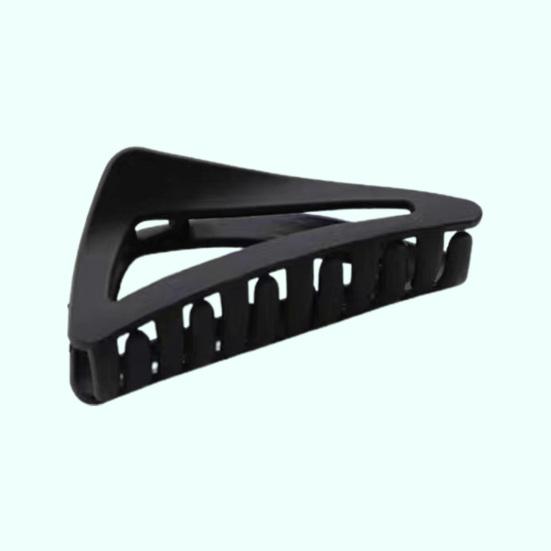 Triangle Shape Crossing Teeth Hair Claw Simple Matte Head Grab Shark Hair Clip Hair Accessories