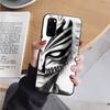 AD90 Anime Bleach Black Case for Samsung Note 20 Lite S24 Ultra S23 S22 A05 A06 A11 A71 A15 A16 A13 A24 A25 A33 A52 A53 M55 M35 Sofe Cover