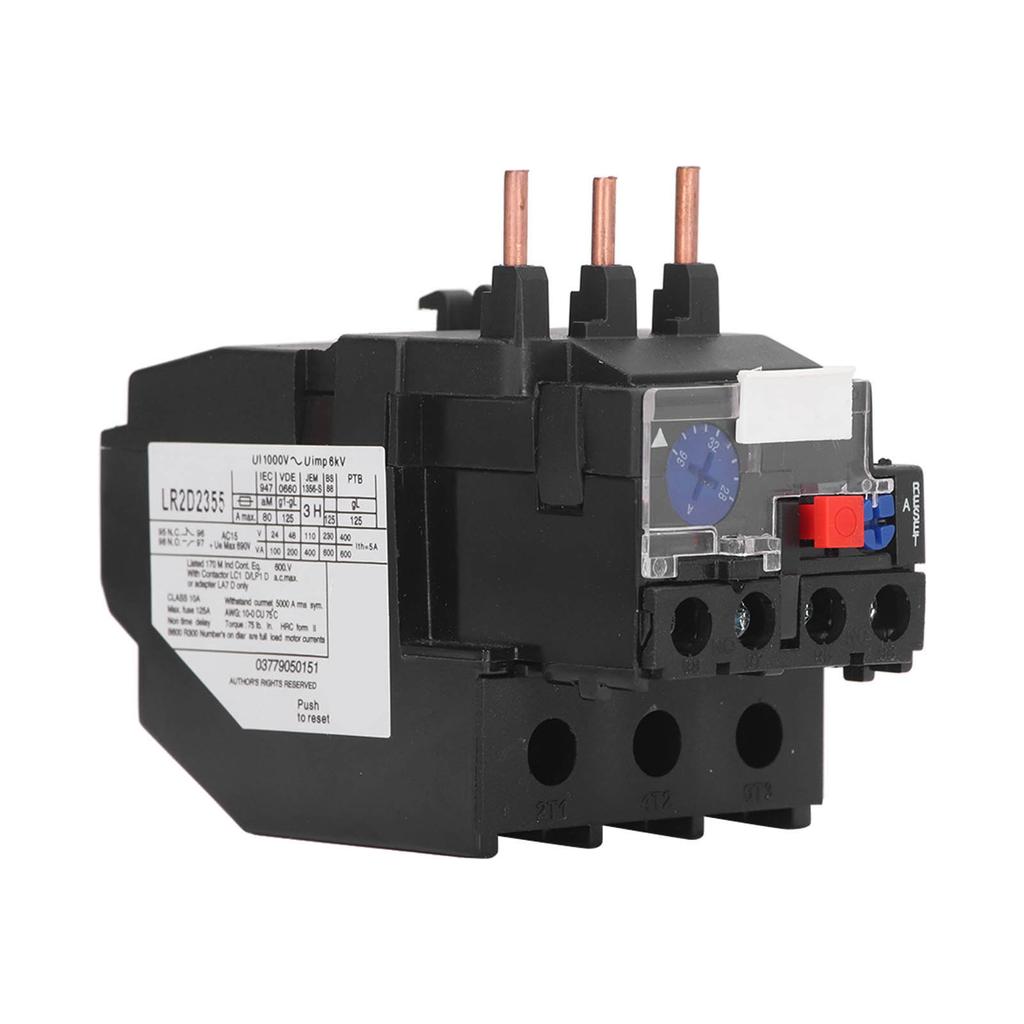 Thermal Overload Relay LR2D2355 28 To 36A Manual Automatic Reset Motor Protection Thermal Relay 600V