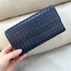 Fashionable Women's Wallet With Sheepskin Weaving Hand-held Bag With Zipper Small And Stylish Versatile And Simple Wallet