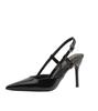 New Brand Plus Size 34-42 Women Heeled Sandals Retro Rome High Heels Shoes Women High Heel INS Leather Buckle Pumps Mules