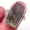 Natural Labradorite Gemstone Handmade 925 Solid Sterling Silver Ring S.10 T5g39